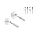 WANDHALTER, f�r TENSEO Niedervolt-Seilsystem, flexible, 2 St�ck, wei�