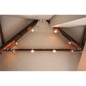 SLV WANDHALTER, f�r TENSEO Niedervolt-Seilsystem, flexible, 2 St�ck, wei�