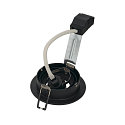 SLV PIREQ QPAR51 ROUND DOWNLIGHT, IP20, Einbau, � 9.3cm, GU10 max. 50W, kardanisch, inkl. Clipfedern, Mattschwarz