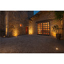SLV LED Outdoor Bodeneinbauleuchte ROCCI, IP67 IK08, 8.6W 3000K 580lm 120�, schaltbar, starr, Edelstahl 316, Blende rund