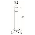 LED Au�enleuchte TRUST Standleuchte, 3000K, h�he 30cm