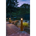SLV Outdoor Floorlamp RUSTY 40, IP55, 70cm / � 19cm, E27 TC-DSE, FeCSi steel rust color