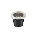 Outdoor Bodeneinbaustrahler DASAR� 215, IP67 / IP65 IK08, GU10 QPAR111 max. 75W, Edelstahlblende 316, begehbar, Rund