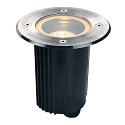 Outdoor Bodeneinbaustrahler DASAR� 115, IP67 IK08, GU10, Edelstahl-Blende 316, befahrbar, kardanisch, rund