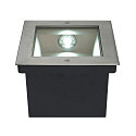 SLV LED Bodeneinbauleuchte DASAR LED SQUARE Au�enleuchte, asymmetrisch, SLM LED, 4000K