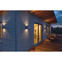 SLV Wall luminaire THEO WALL OUT, 2xGU10, square, silver grey