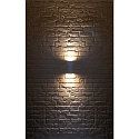 SLV Wall luminaire THEO WALL OUT, 2xGU10, square, silver grey