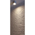 SLV Au�enleuchte BIG THEO CEILING OUT Deckenleuchte, eckig, GU10, IP44, silbergrau