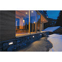 SLV BRICK LED DOWNUNDER, LED Wand-Einbauleuchte, IP54, 1.4W 3000K 30lm, Silbergrau