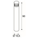 SLV Au�enleuchte VAP SLIM  Standleuchte, h�he 90cm