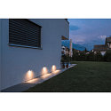 SLV Outdoor LED Wandleuchte PEMA WL ROUND, IP55 IK03, � 9cm, 3.8W PowerLED 3000K 190lm, schaltbar, wei�