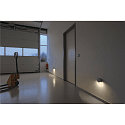 SLV Outdoor LED Wandleuchte PEMA WL ROUND, IP55 IK03, � 9cm, 3.8W PowerLED 3000K 190lm, schaltbar, silbergrau