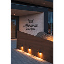 Outdoor LED Wandleuchte PEMA WL ROUND, IP55 IK03, � 9cm, 3.8W PowerLED 3000K 190lm, schaltbar, anthrazit