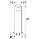 SLV Outdoor luminaire GRAFIT Floor lamp, anthracite, height 60cm