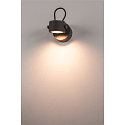 SLV Outdoor Wandleuchte SITRA 360 WL, IP44, GX53 TCR-TSE max. 9W, dreh- und schwenkbar, anthrazit