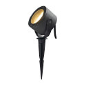 Outdoor Spike luminaire SITRA 360 SPIKE, 1-head, 29cm, IP44 IK04, GX53, swivelling 90�, with cable, anthracite