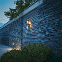 SLV Outdoor LED Stehleuchte SLOTS 45, IP44, 4.5W 3000K 200lm, Aluminium, Rostfarben