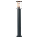 Wege- und Outdoor Standleuchte PHOTONIA, IP55 IK03, E27, Anthrazit / Glas klar