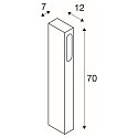 SLV Stehleuchte SLOTBOX 70, eckig, anthrazit, 4,3W LED, warmwei�