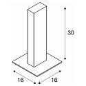 Outdoor LED Wege- und Standleuchte H-POL TWIN 60, 2-flammig, 66cm, IP55 IK03, 35W 3000K 1400lm, Anthrazit