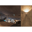 Outdoor LED Wandleuchte BIG QUAD WL, IP44 IK05, eckig, 4.5W 3000K 290lm 110�, Aluminium / Glas, schaltbar, wei�