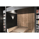 Outdoor LED Wandleuchte BIG QUAD WL, IP44 IK05, eckig, 4.5W 3000K 290lm 110�, Aluminium / Glas, schaltbar, wei�