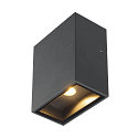LED Wall luminaire QUAD 1 XL, square, 4,5W, COB LED, 3000K, 110�, anthracite