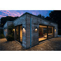 SLV Outdoor LED Wandleuchte BIG QUAD WL, IP44 IK05, eckig, 4.5W 3000K 260lm 110�, Aluminium / Glas, schaltbar, anthrazit