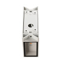 Outdoor LED Wandleuchte QUAD UP/DOWN 15 WL, IP44 IK02, eckig, 8W 3000K 2x 290lm 2x110�, Aluminium / Glas, schaltbar, wei�