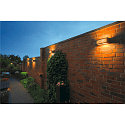 SLV Au�enwandleuchte BOX-L, IP44, eckig, E27 max. 18W, Rostfarben