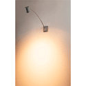 Outdoor Displayleuchte MYRA DISPLAY CURVE, IP55, GU10 max. 50W, dreh- und neigbar, Silbergrau