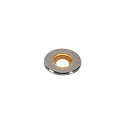 SLV LED Bodeneinbauleuchte DASAR� 370 LV, IP67 IK08, � 9.2cm, 12/24V DC, 2W 3000K 200lm 30�, ohne BG, begehbar, Edelstahl 316
