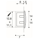 LED Wandeinbauleuchte DOWNUNDER OUT L, 3000K, IP55