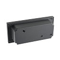 SLV LED Wand-Einbauleuchte ADI, IP55 IK02, 230V AC / sek. 500MA, 18W 3000K 940lm , Aluminium / PC, exkl. Einbautopf, anthrazit