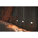 SLV LED Wand-Einbauleuchte ADI, IP55 IK02, 230V AC / sek. 500MA, 18W 3000K 940lm , Aluminium / PC, exkl. Einbautopf, anthrazit