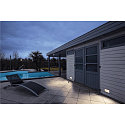 SLV Outdoor LED Wand-Einbauleuchte BRICK, IP65 IK02, 21x9.1cm, 230V, Edelstahl 316/ Glas, symmetrisch seitlich, 10W 3000K 950lm 40�