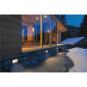 SLV Outdoor LED Wand-Einbauleuchte BRICK, IP65 IK02, 21x9.1cm, 230V, Edelstahl 316/ Glas, asymmetrisch down, 10W 3000K 850lm