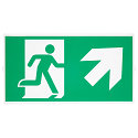 Accessories for LED Emergency Light P-LIGHT 33 LED Pictogram foil, green