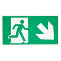 SLV Accessories for LED Emergency Light P-LIGHT 33 LED Pictogram foil, green