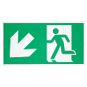 SLV Accessories for LED Emergency Light P-LIGHT 33 LED Pictogram foil, green
