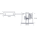 SLV Einbauleuchte UNI INSTALL, rund, 10er Set, GU10, IP44, alu geb�rstet