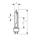 Philips Metallhalogendampflampe MST CosmoWh CPO-TW XTRA, 44,5W, 2800K, 4900lm, PGZ12