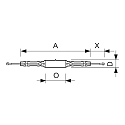 Philips Philips Halogen-Metalldampf-Lampe SPORT LIGHTING MHN-LA X528/CABLE, 1000W 5600K, CRi >90