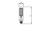 Philips LED Retrofit MASTER LED SON-T UE M 5.4Klm, E27, 28.5W 727 5400lm 300�, schaltbar, klar