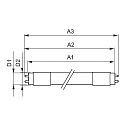 Philips LED R�hre MASTER LEDtube HF 1500mm UO InstantFit, T8, EVG, G13 ROT, 24W 4000K 3700lm 160�, drehbar, PC bruchfest