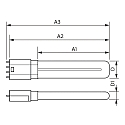 Philips LED Kompakt-Leuchtmittel CorePro LED PLL HF, 4P, EVG, 2G11, 8W 4000K 1000lm 160�, schaltbar, Glas matt