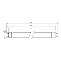 Philips LED R�hre MASTER LEDtube Value 600mm HO, T8, 8W, 3000K