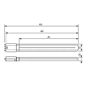 Philips LED Leuchtmittel CorePro LED PLL HF, 4P, 2G11, 16,5W, 3000K