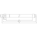 RADIUM LED RetroFit R�hrenlampe DC-TUBE LED T8 NEO 18 865/G13, 60cm, 18.5-20.5V DC / 350mA, G13, 6.9W 6500K 1170lm, DALI dimmbar