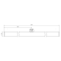 RADIUM LED Linienlampe RaLEDina RL-RAL1 60 200� 4,9W, 2200K, dimmbar, wei�